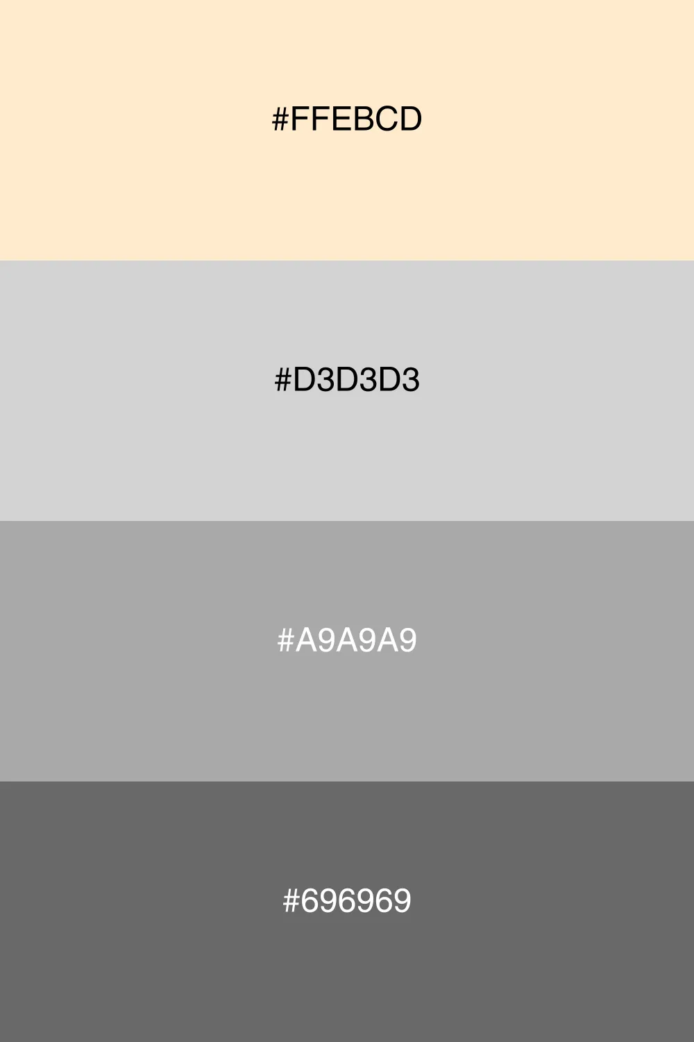 En tidløs neutral palet med elegante gråtoner.