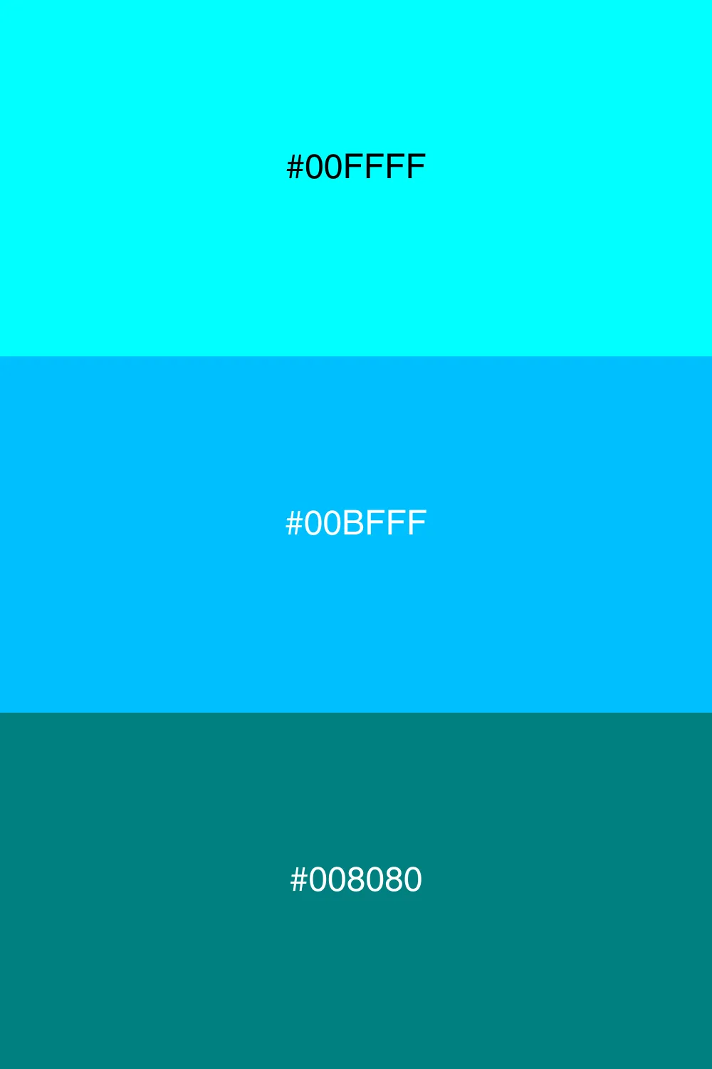 Bløde overgange i kold farveskala.