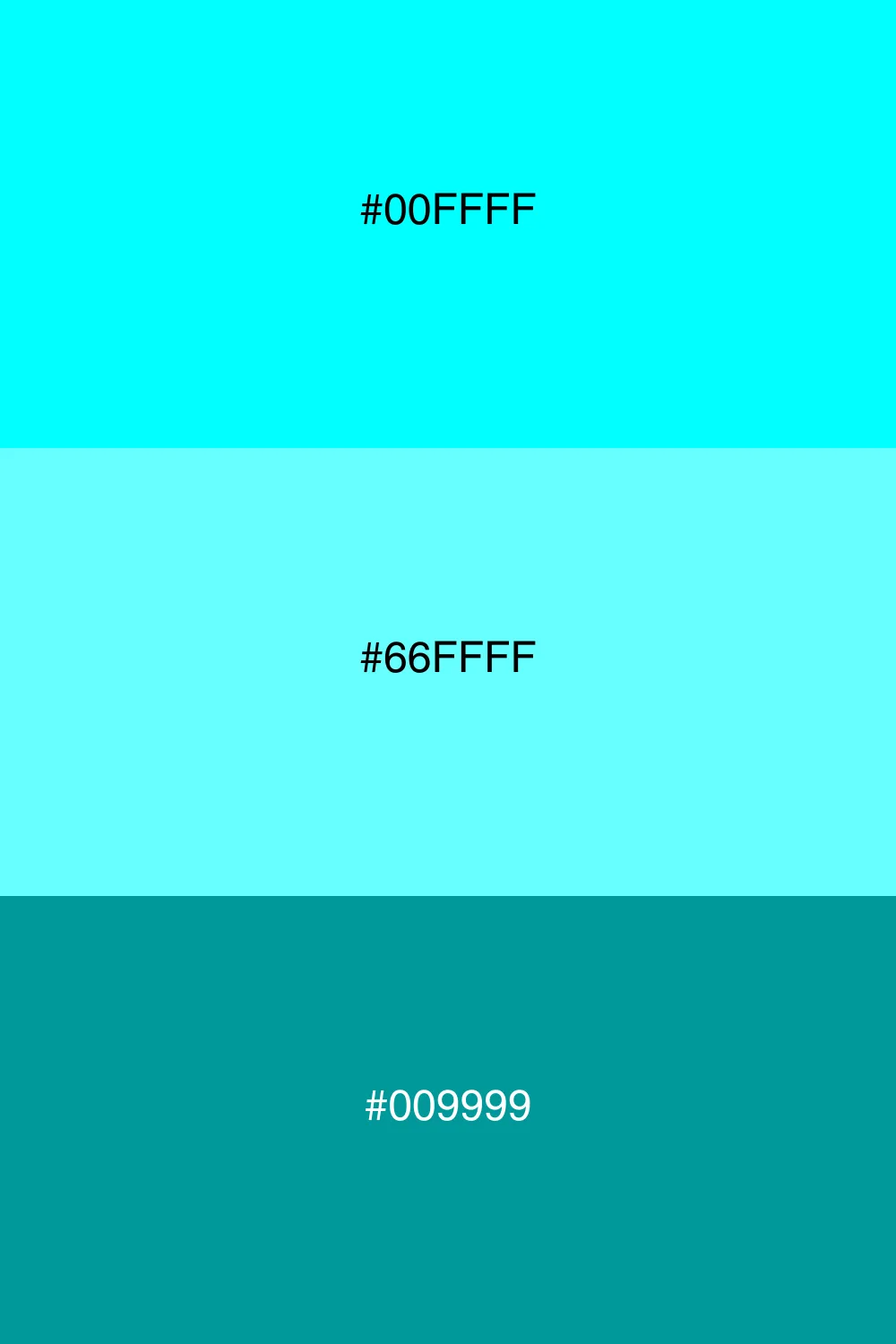 Variation af samme farve for harmoni.