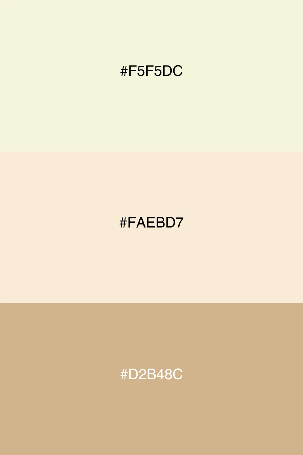 Subtil harmoni med nuancer af beige.