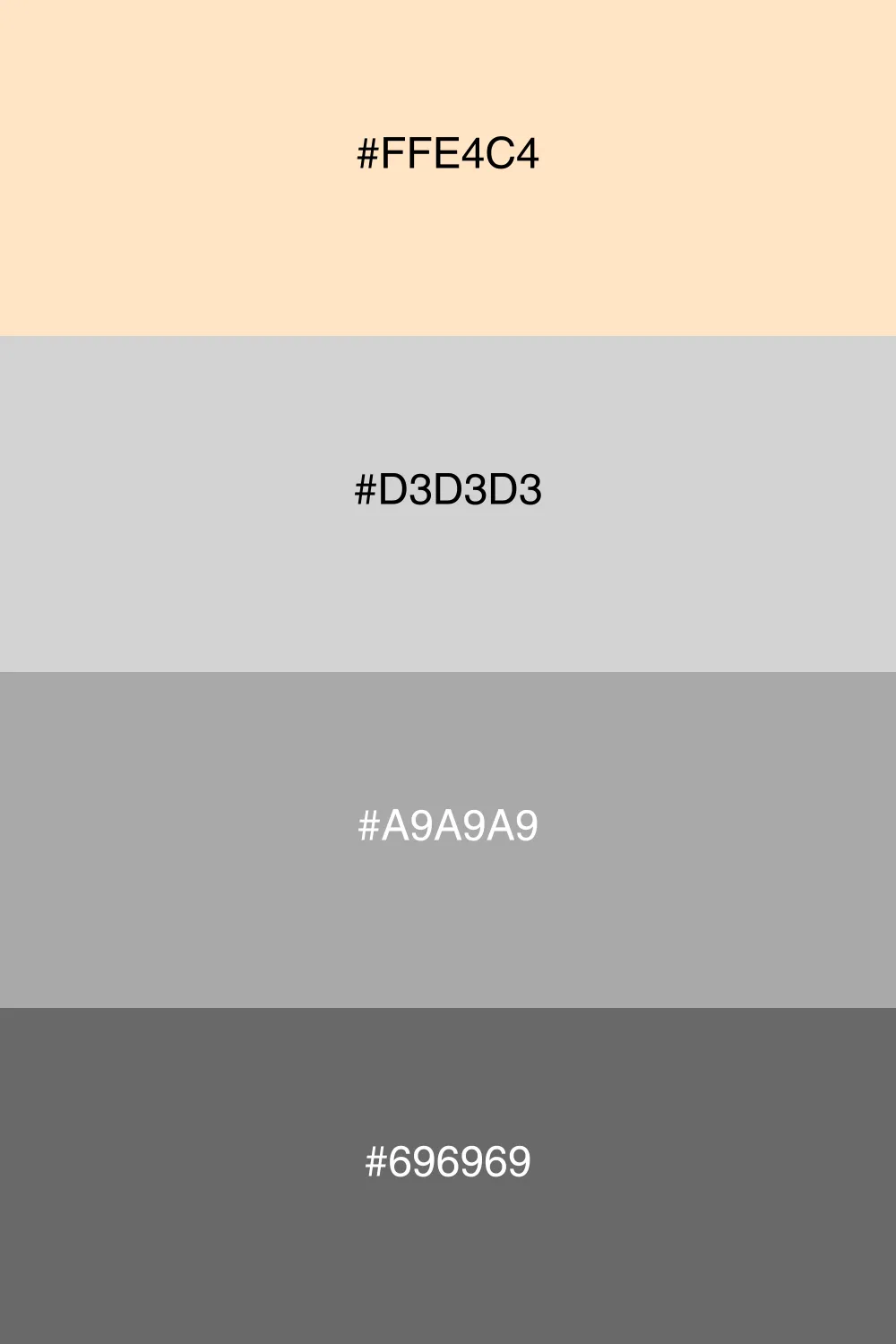 En tidløs neutral palet med elegante gråtoner.