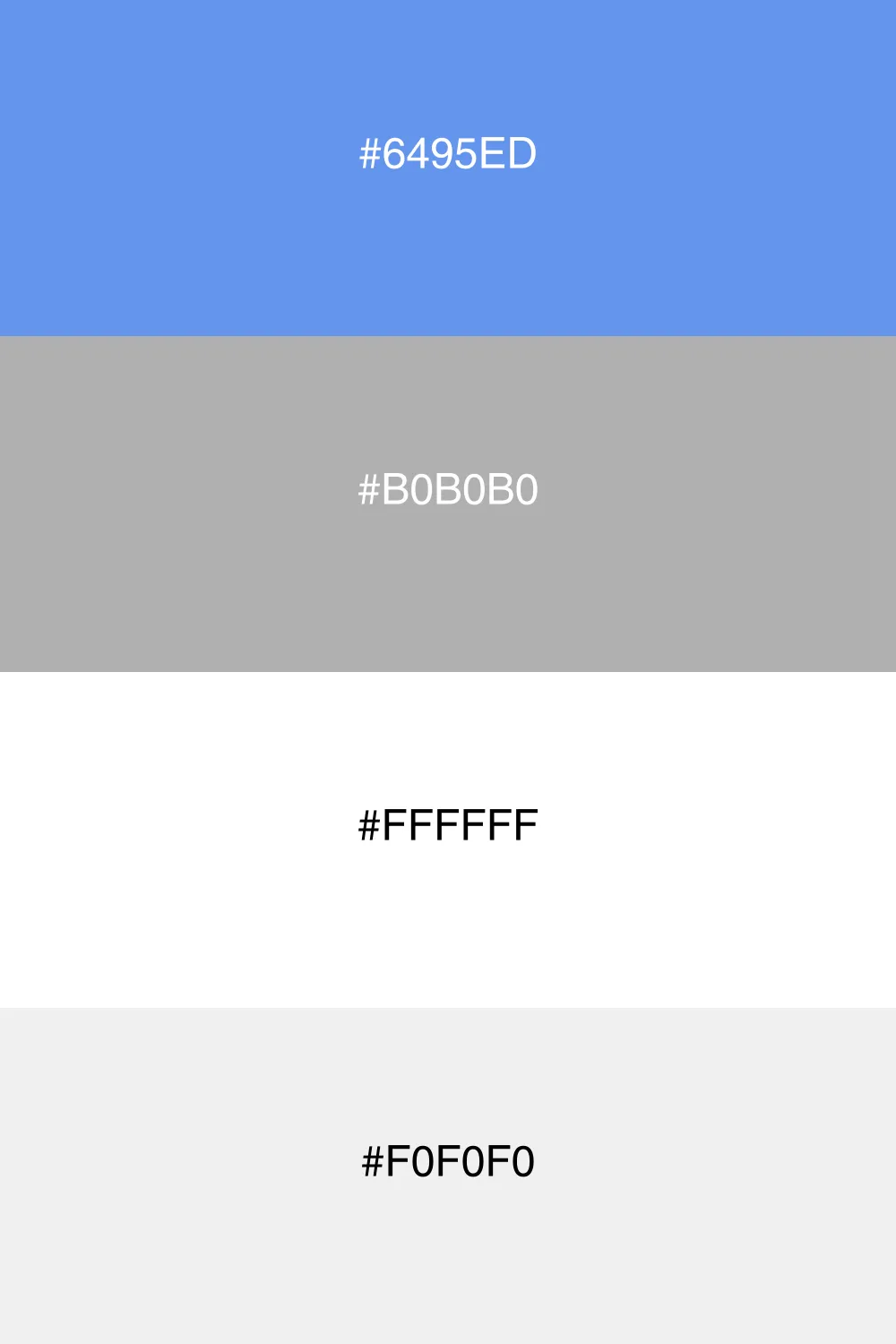 En minimalistisk neutral palet med en klar blå accent.