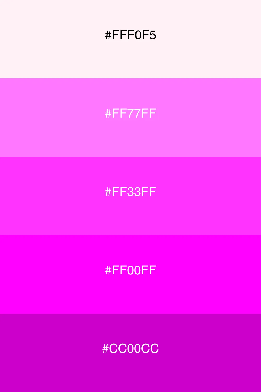 En livlig neonpalet, der tilføjer energi og mod.