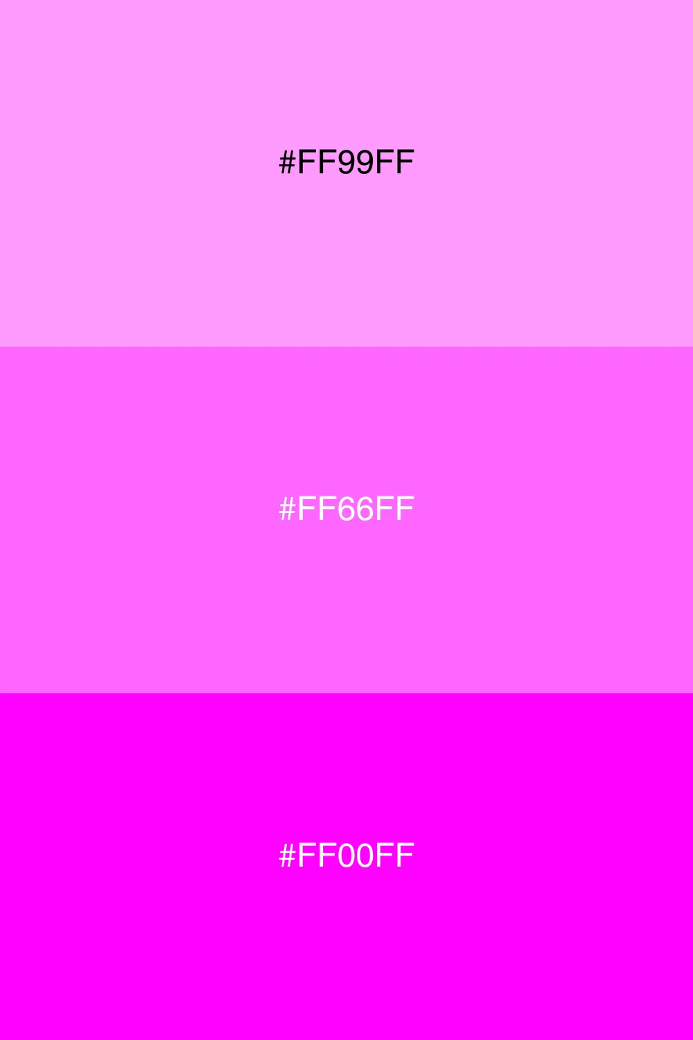 Bløde pastelfarver i magenta nuancer.
