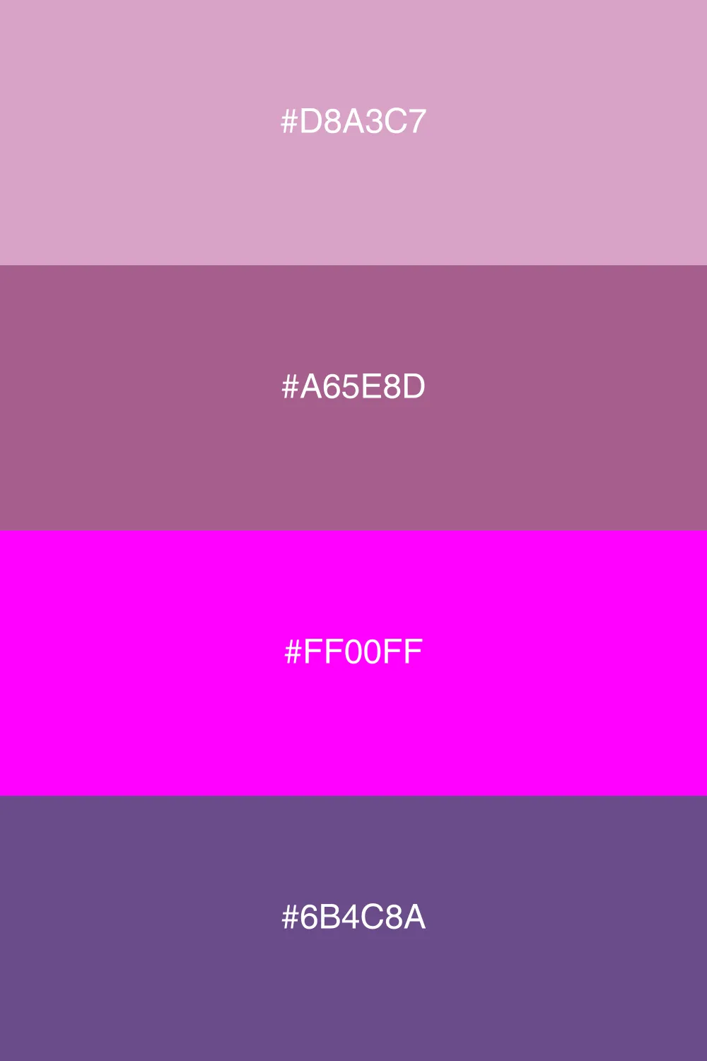 En nostalgisk vintagepalet med varme toner og magenta.