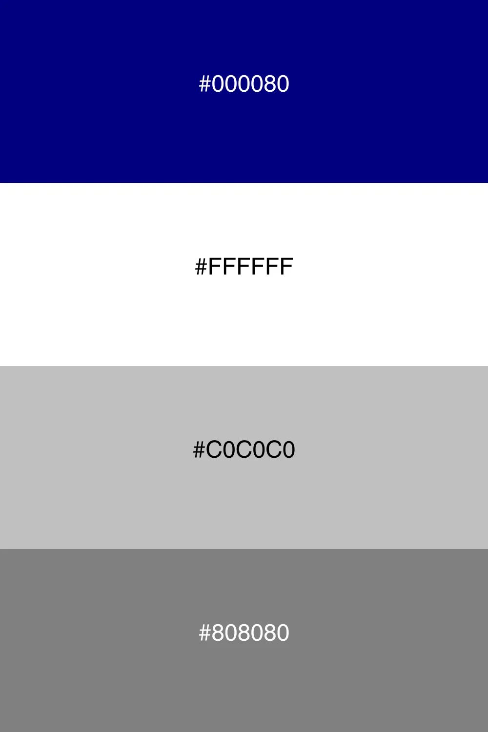 En ren og moderne palet med minimalistisk stil.