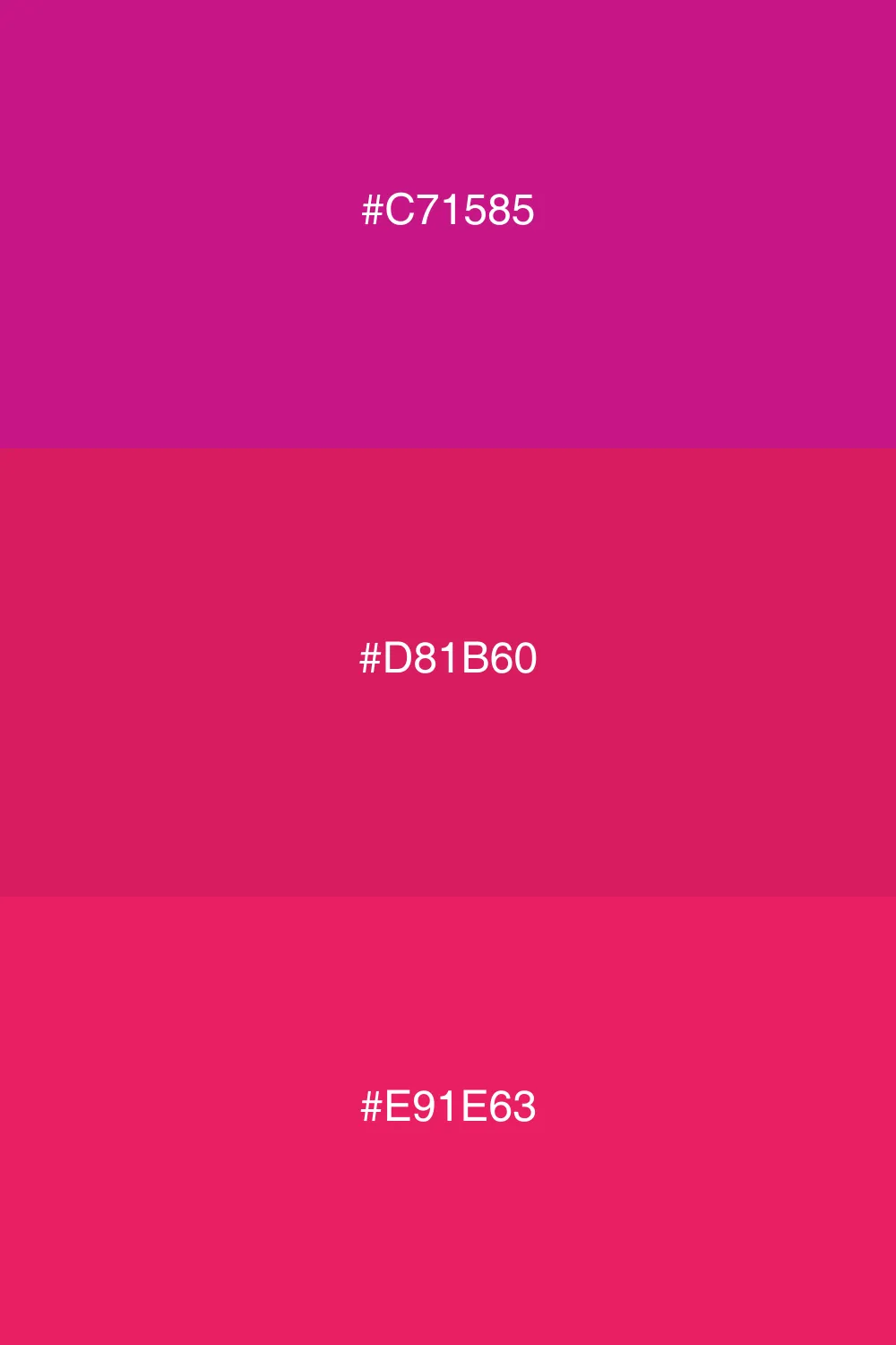 Bløde overgange med varme pink nuancer.