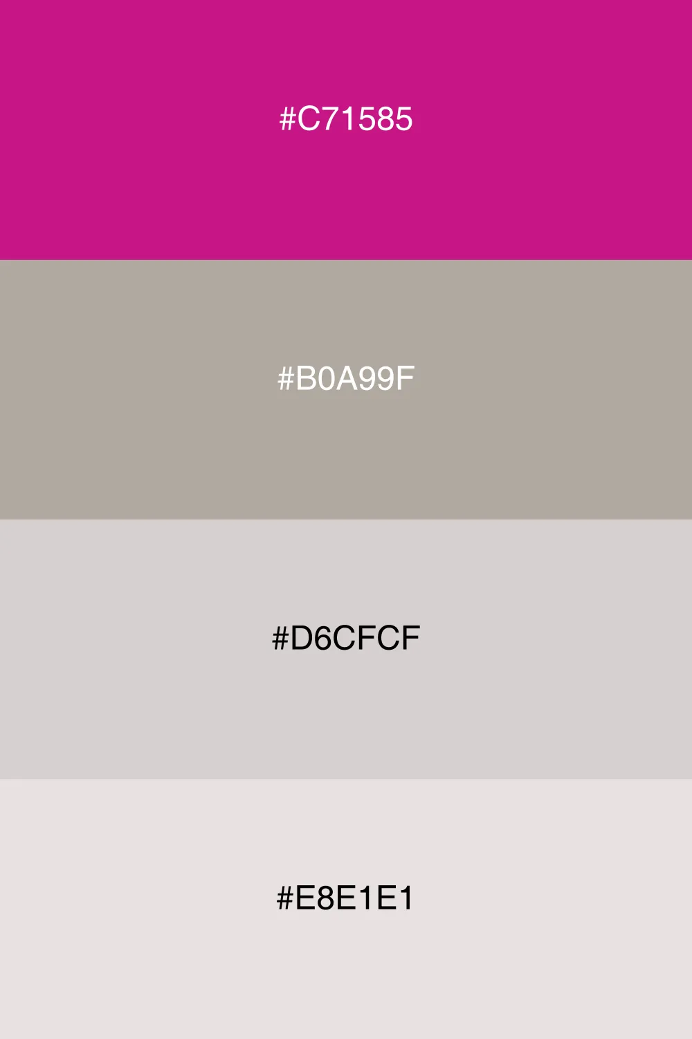 En elegant neutral palet med afbalancerede toner.
