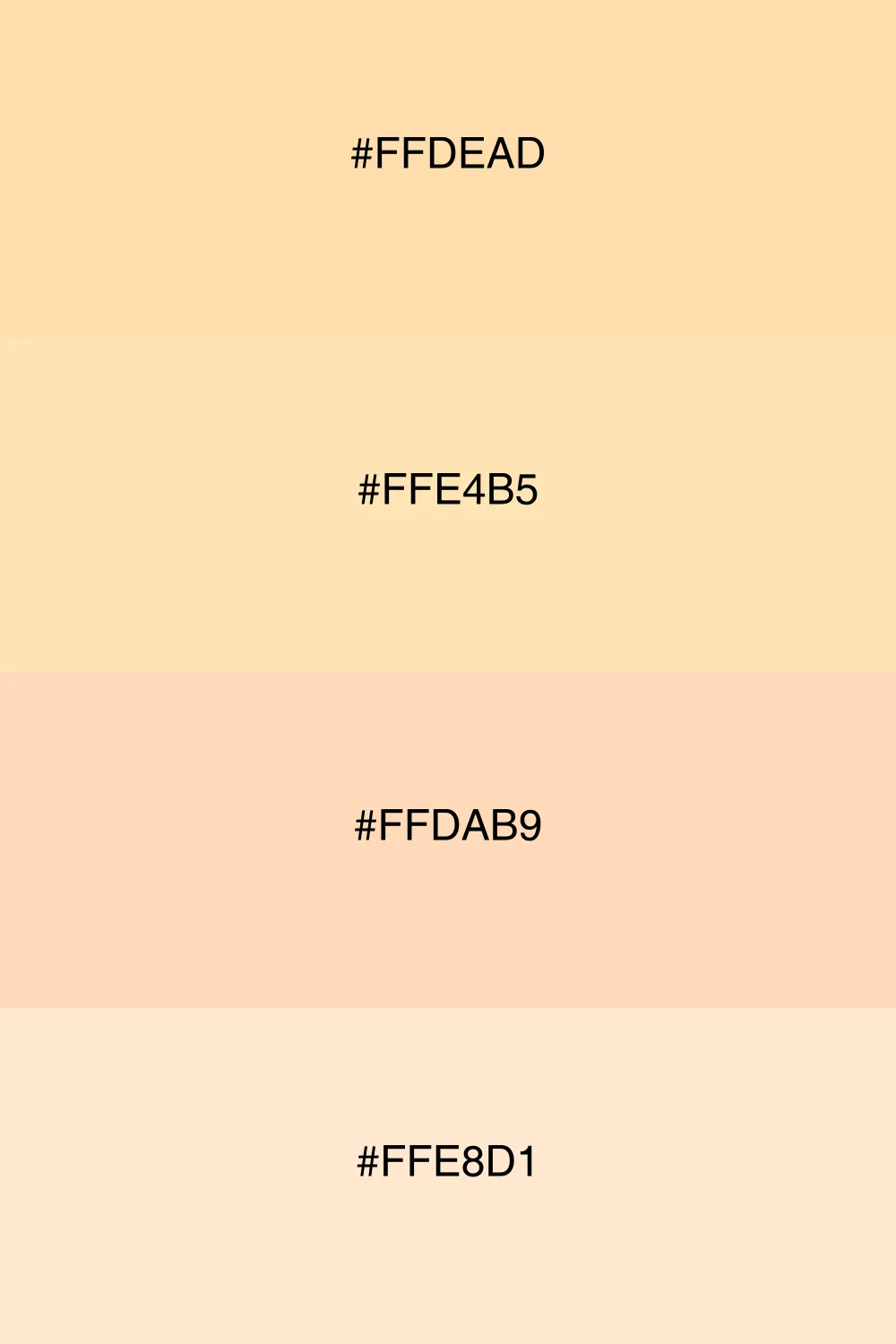 Variation af samme farve for harmoni.