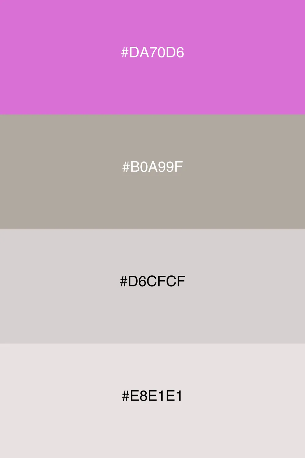 En elegant neutral palet med orkidé som fokus.