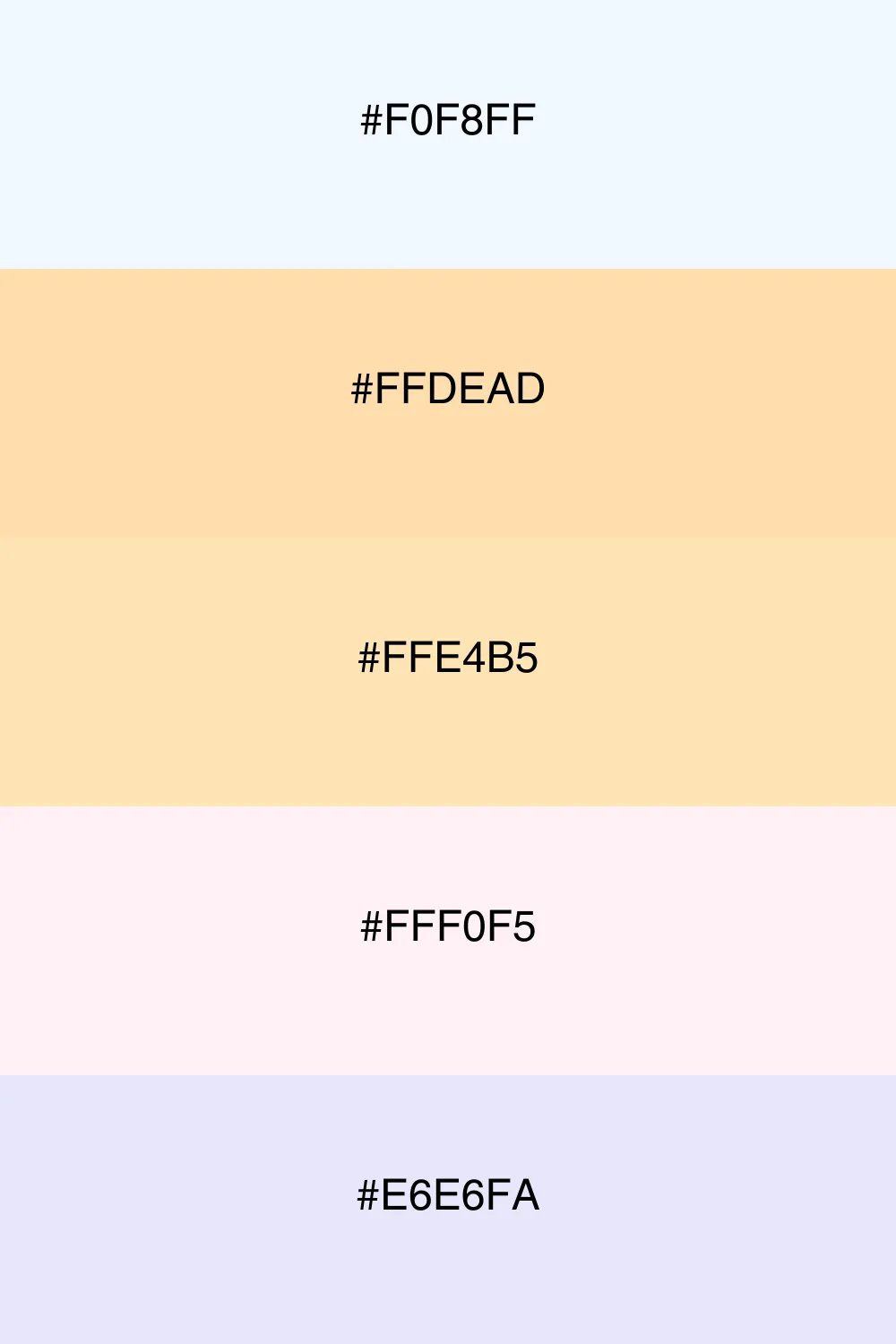 Soft pastel colors for a dreamy, whimsical feel.