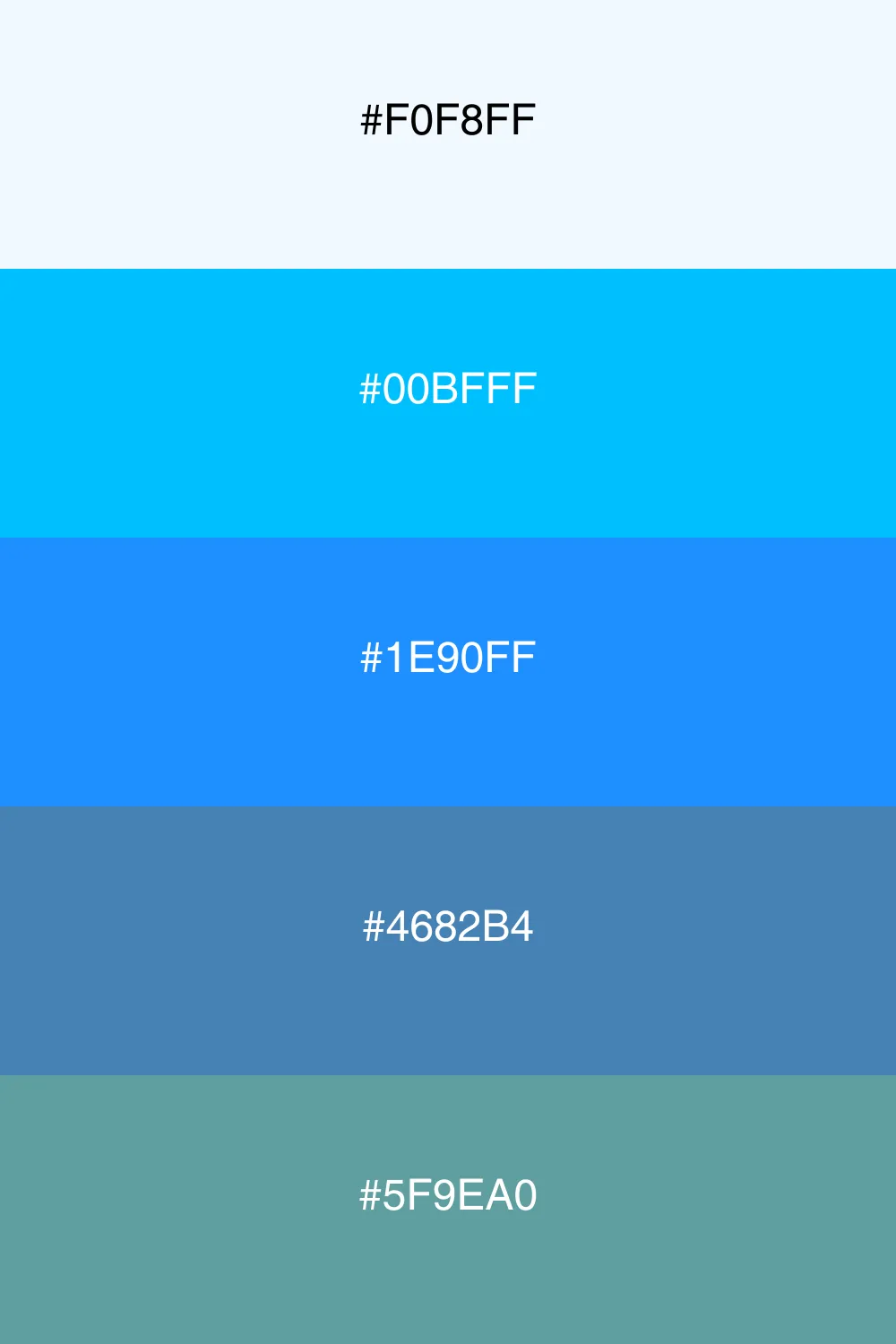 A refreshing palette inspired by ocean waves.