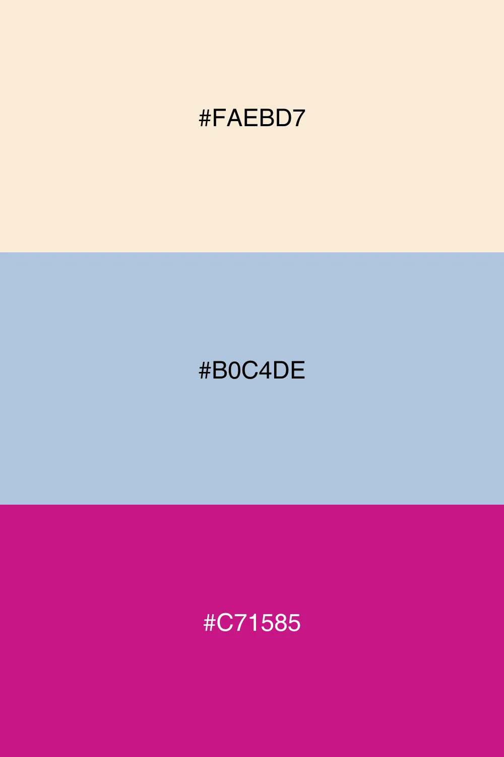 Balanced and vibrant color mix.