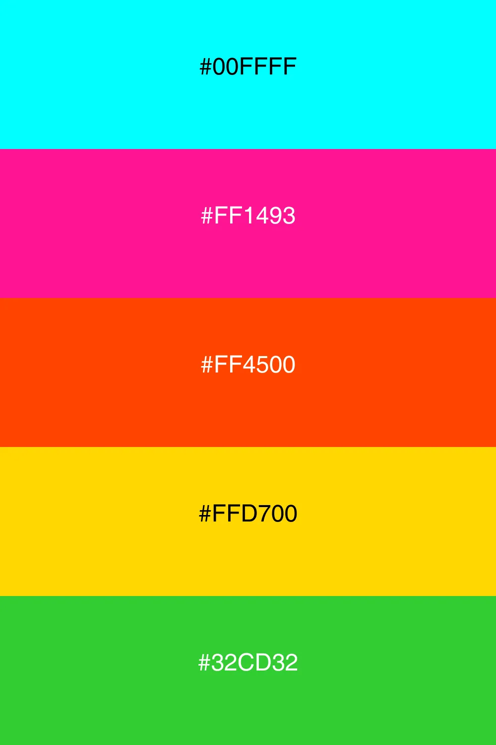 A bold and festive palette for celebrations.
