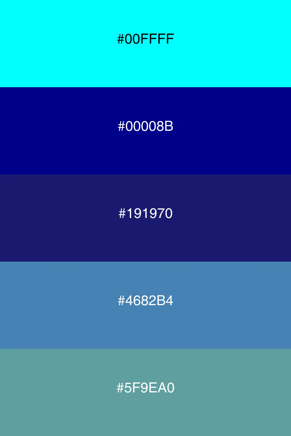 A deep and mysterious palette inspired by night skies.