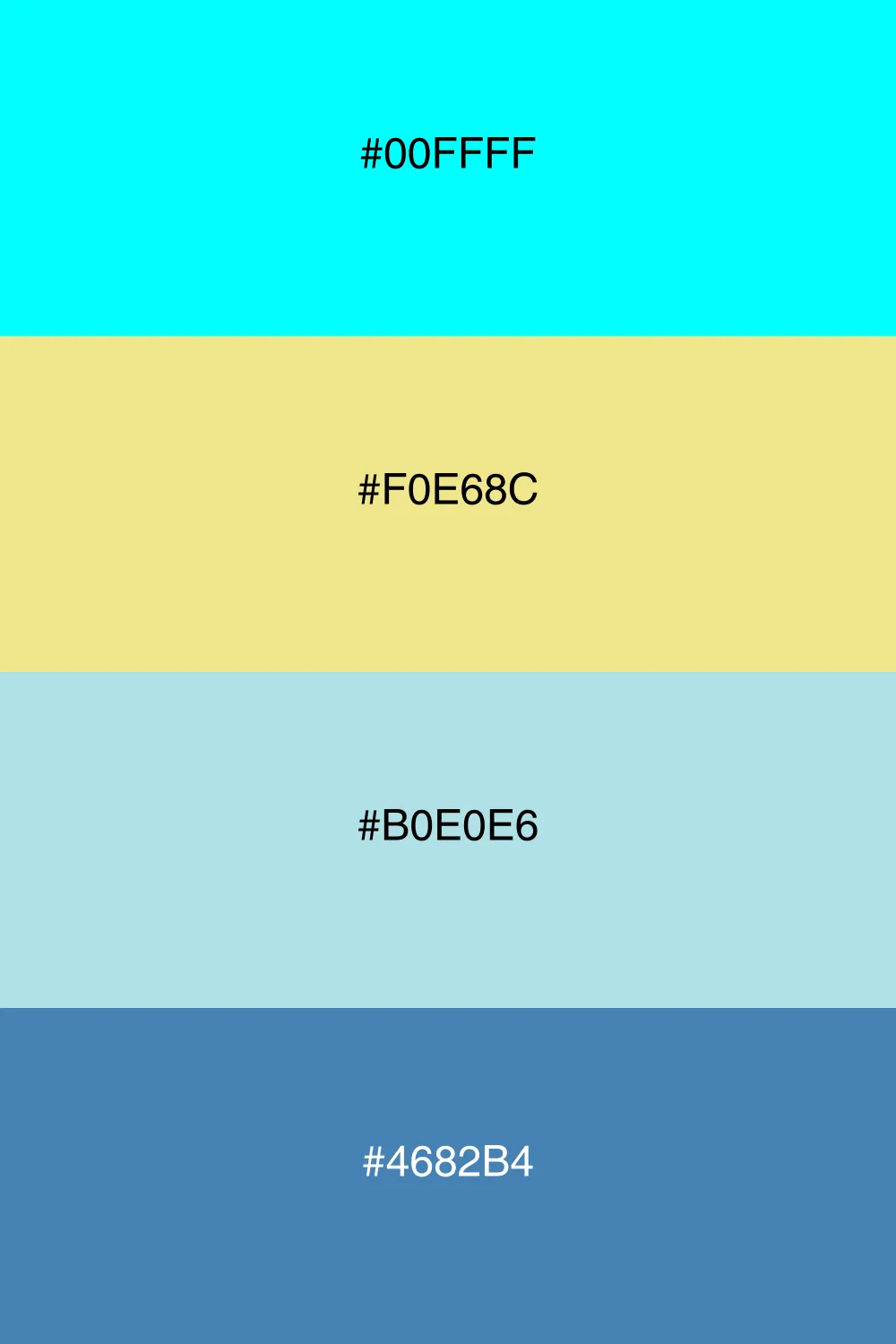 A calm palette that brings a sense of peace.