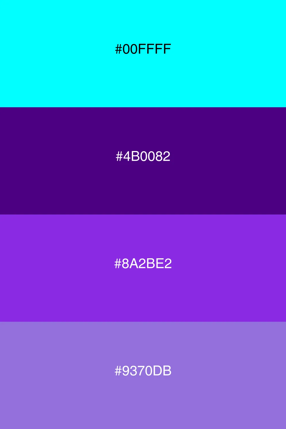 A mystical palette inspired by twilight hues.