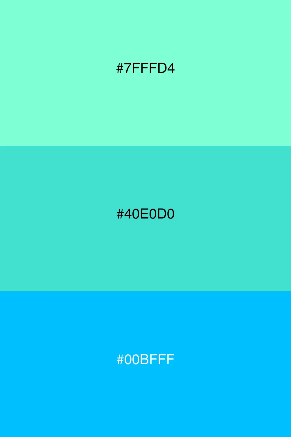 Cool and calming shades together.
