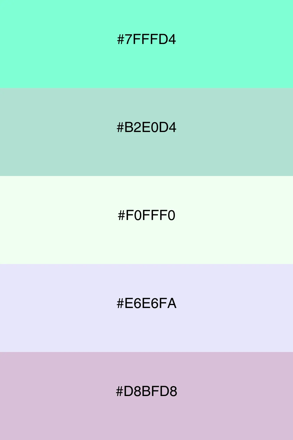 A tranquil palette inspired by serene natural oases.