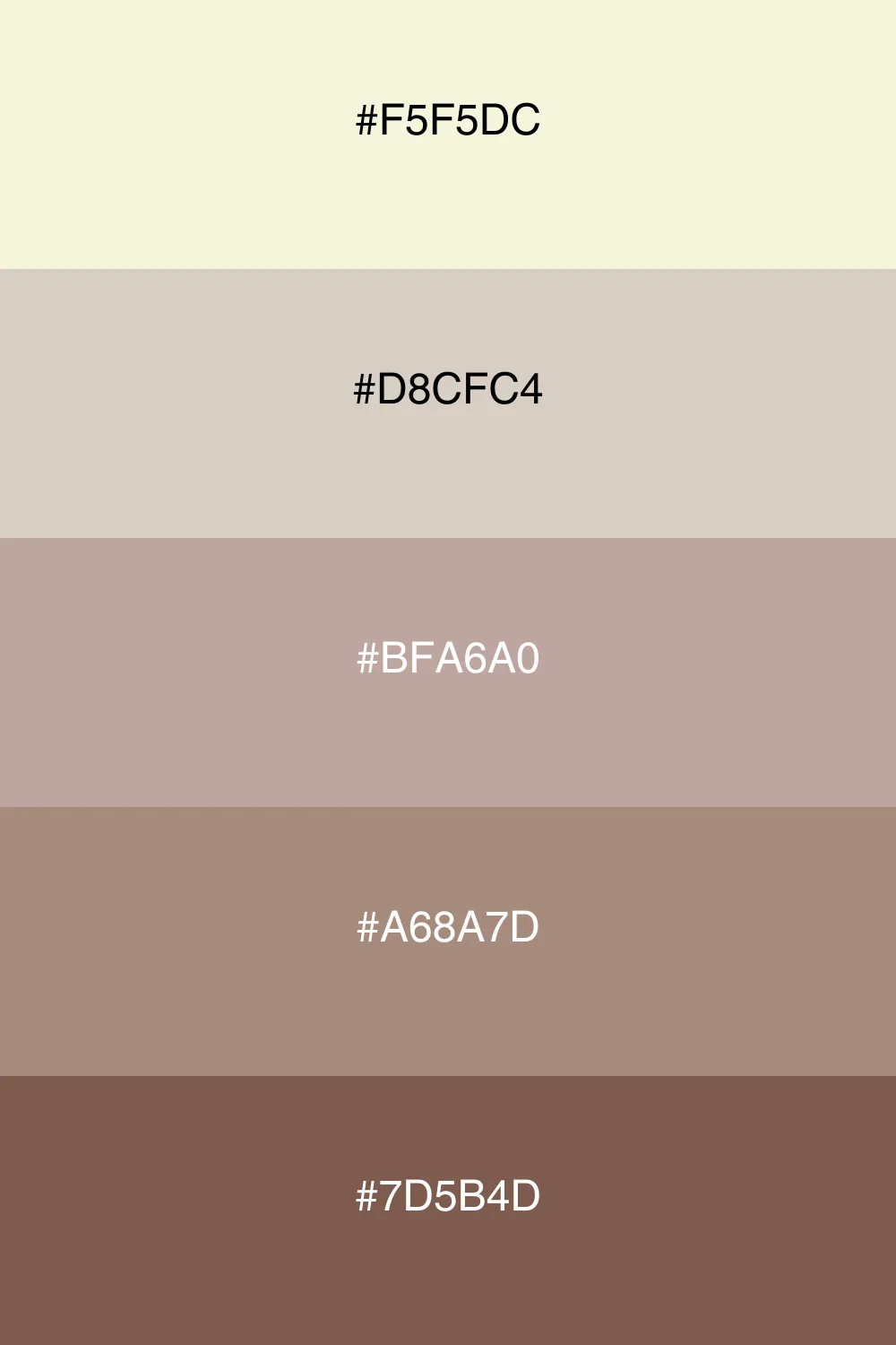 A soothing palette evoking tranquility and warmth.
