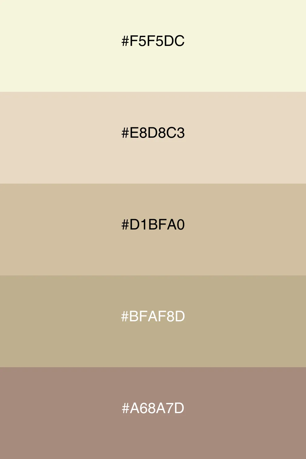 A warm palette perfect for creating cozy spaces.