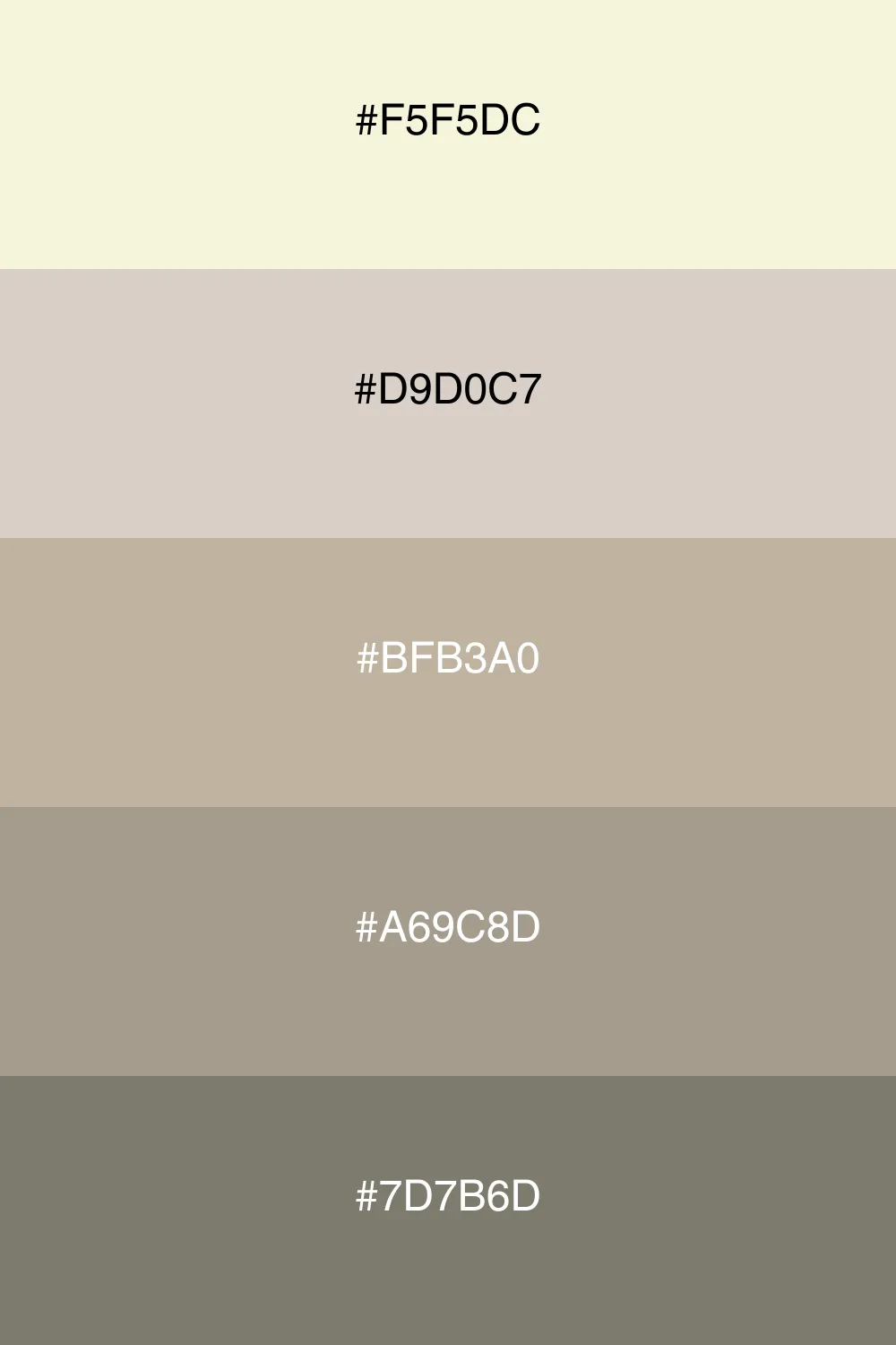 Sophisticated neutrals for an elegant aesthetic.