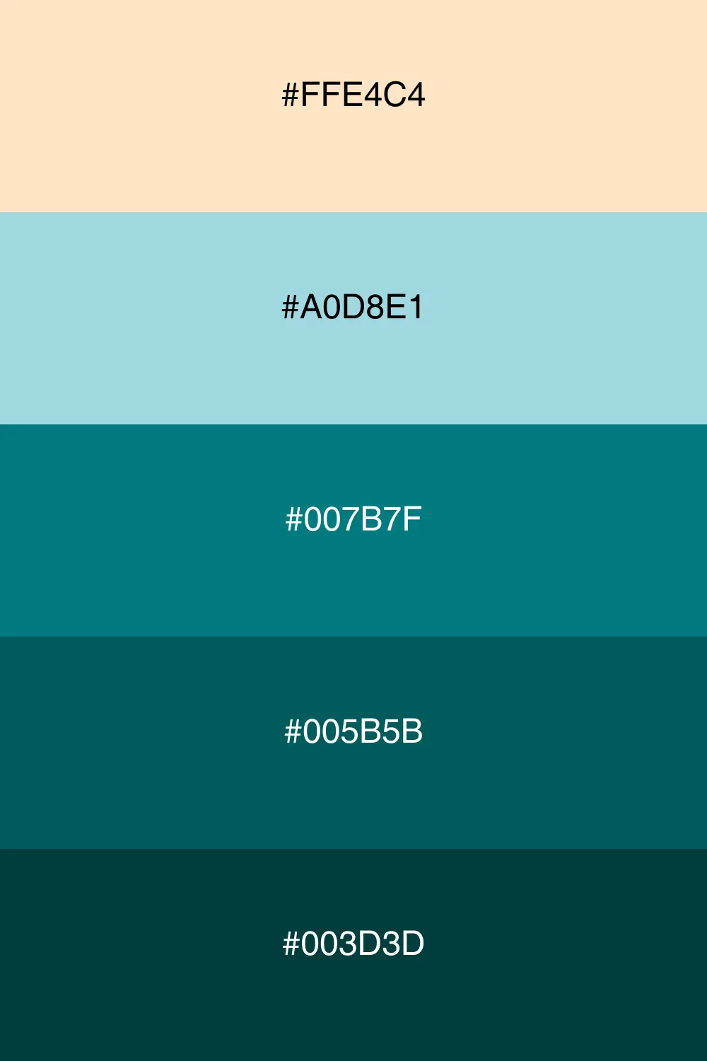 A refreshing palette reminiscent of ocean breezes.