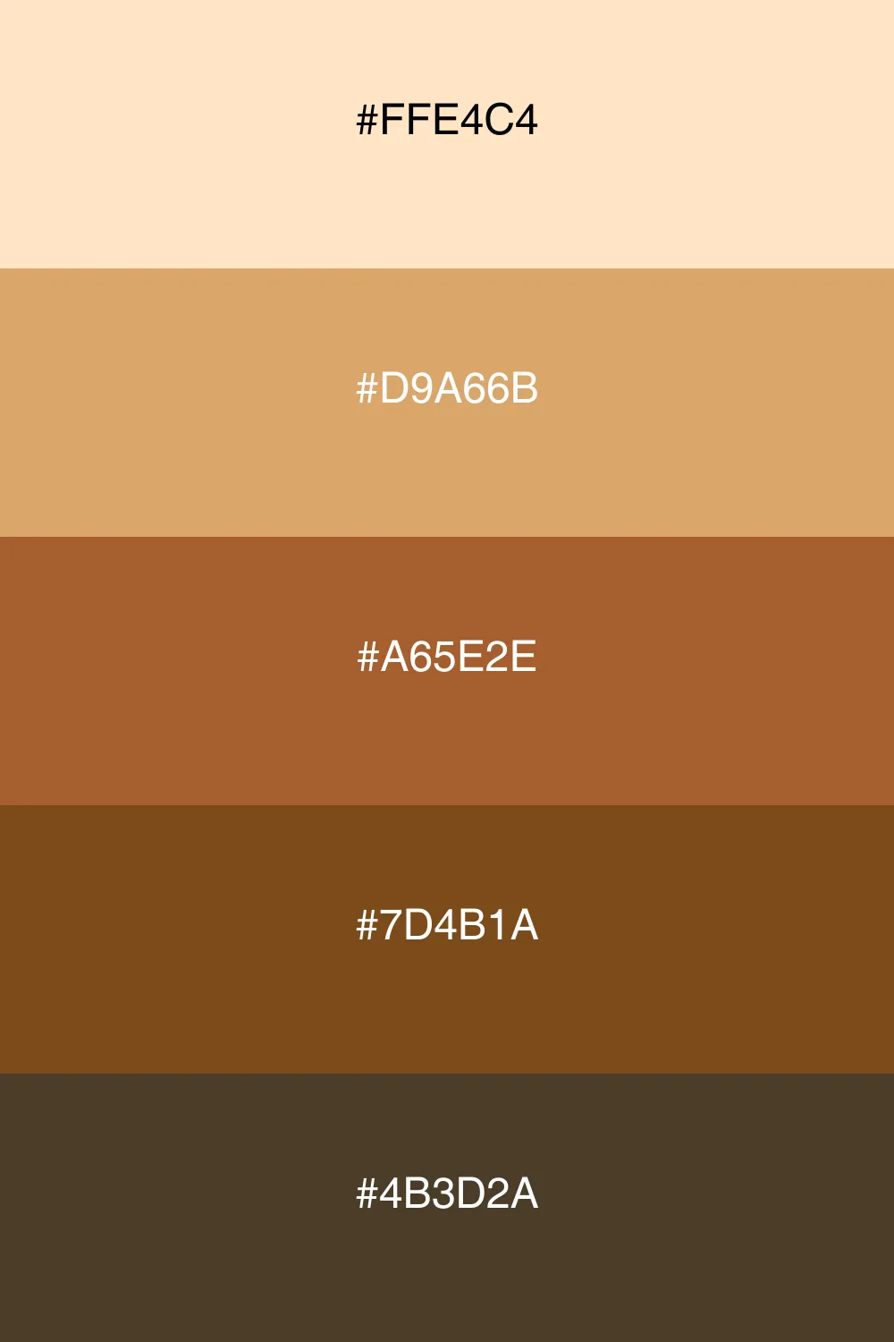 An earthy palette inspired by autumn harvest colors.