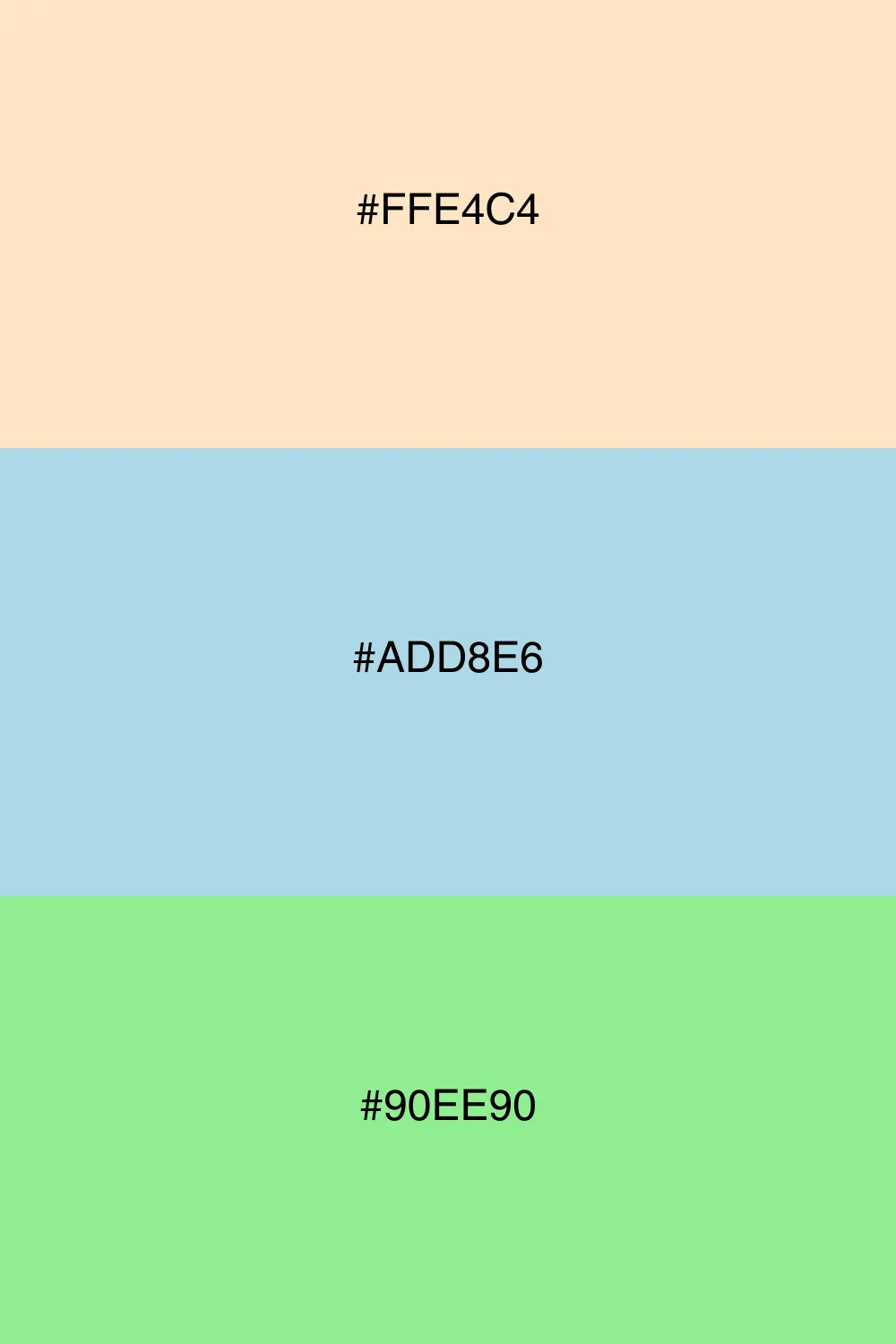 Soft pastels for a light and airy vibe.