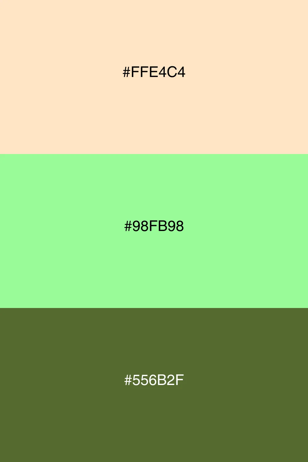 Fresh and earthy tones for a natural feel.