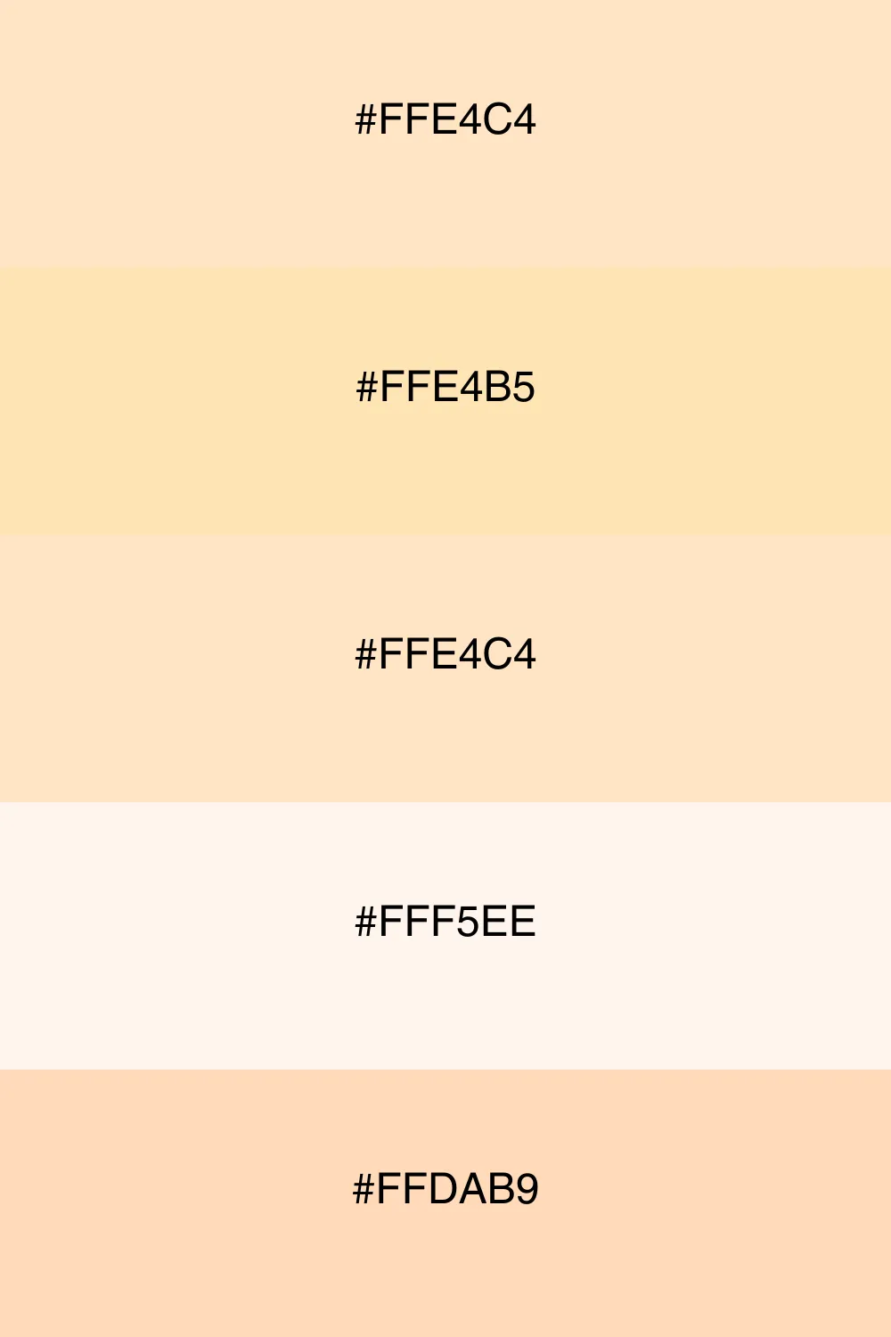 Different shades for a subtle, cohesive look.