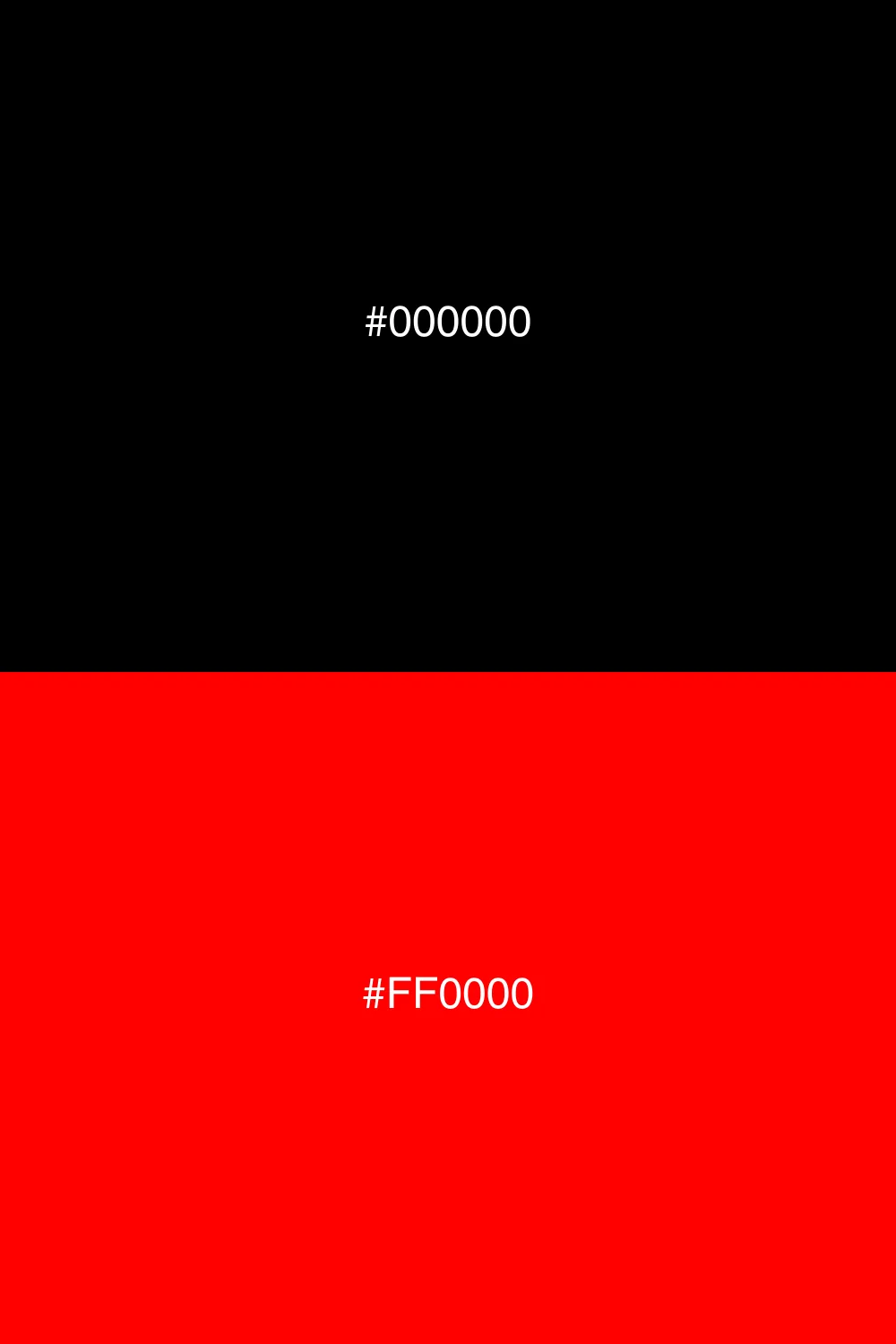 Bold and striking visual impact.
