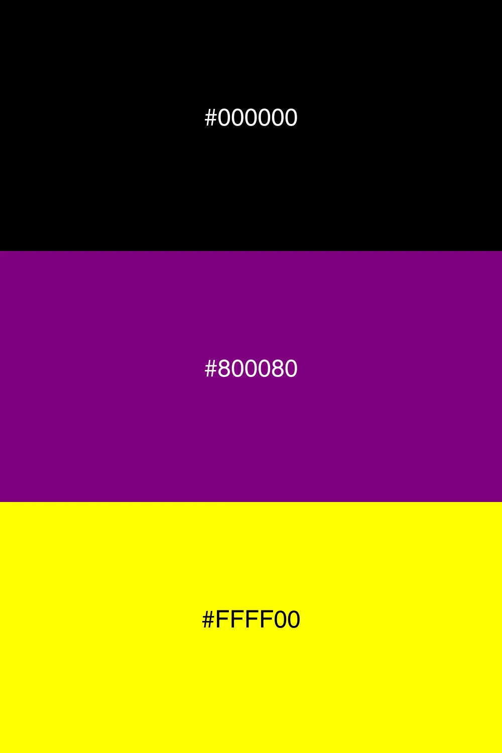 Creative and bold contrast.
