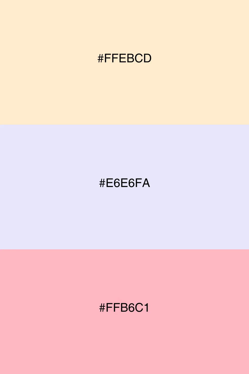Soft and romantic color scheme.