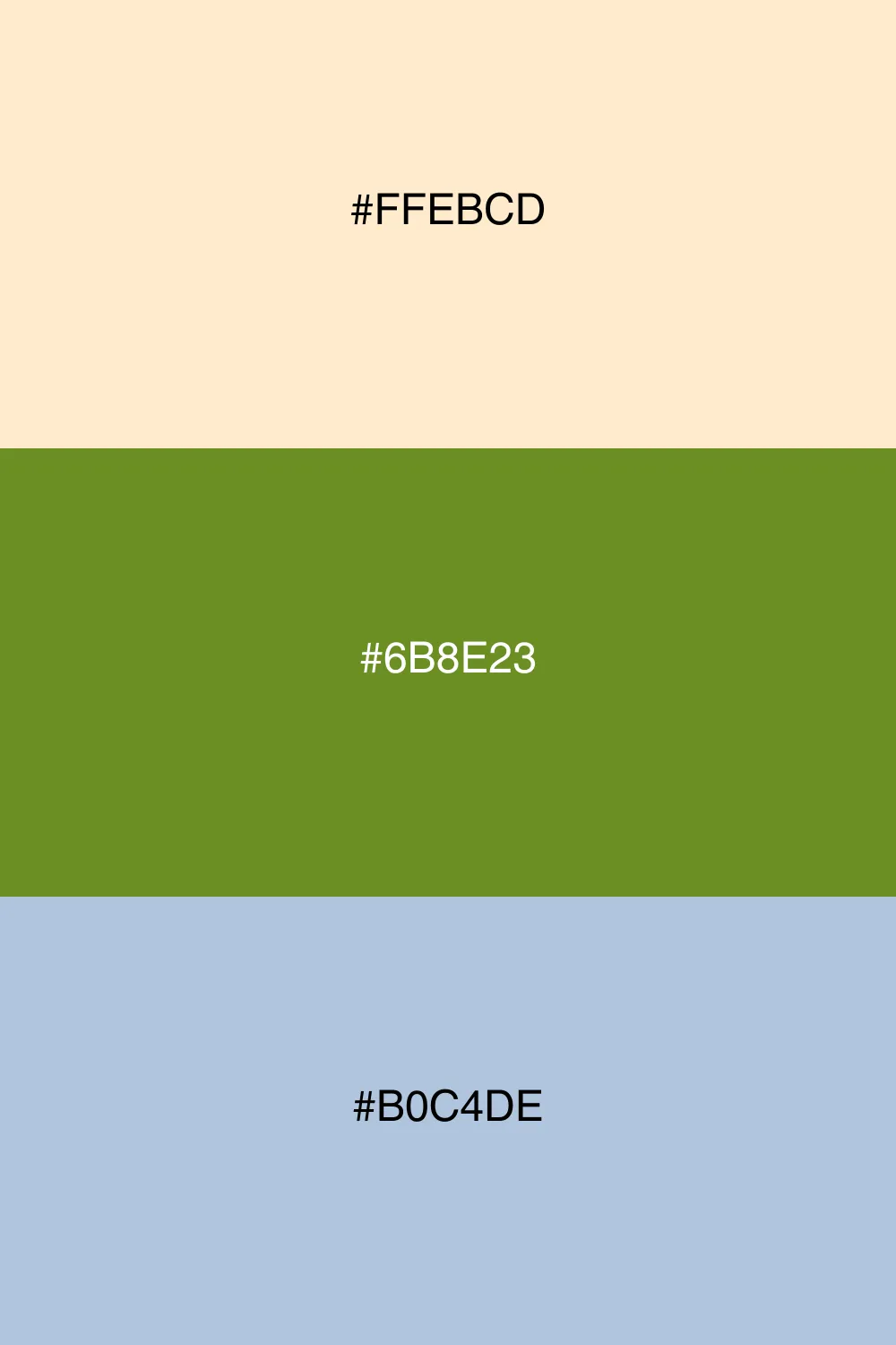 Earthy tones with a calming effect.