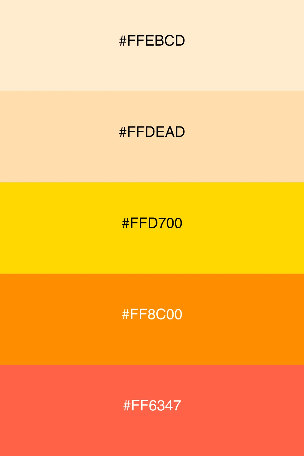 A warm palette that radiates a cheerful and inviting glow.