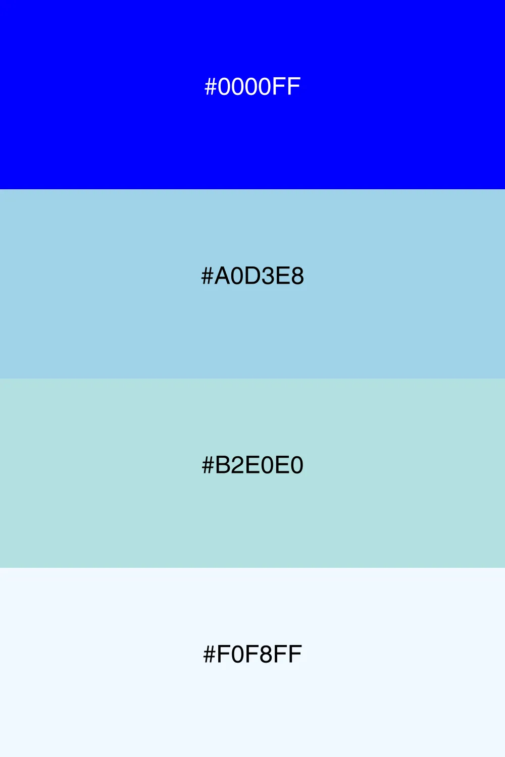 A refreshing palette inspired by ocean waves.
