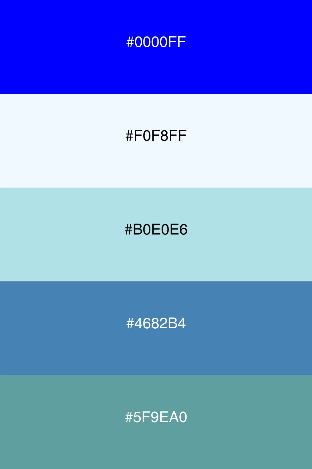 A frosty palette evoking the chill of winter.