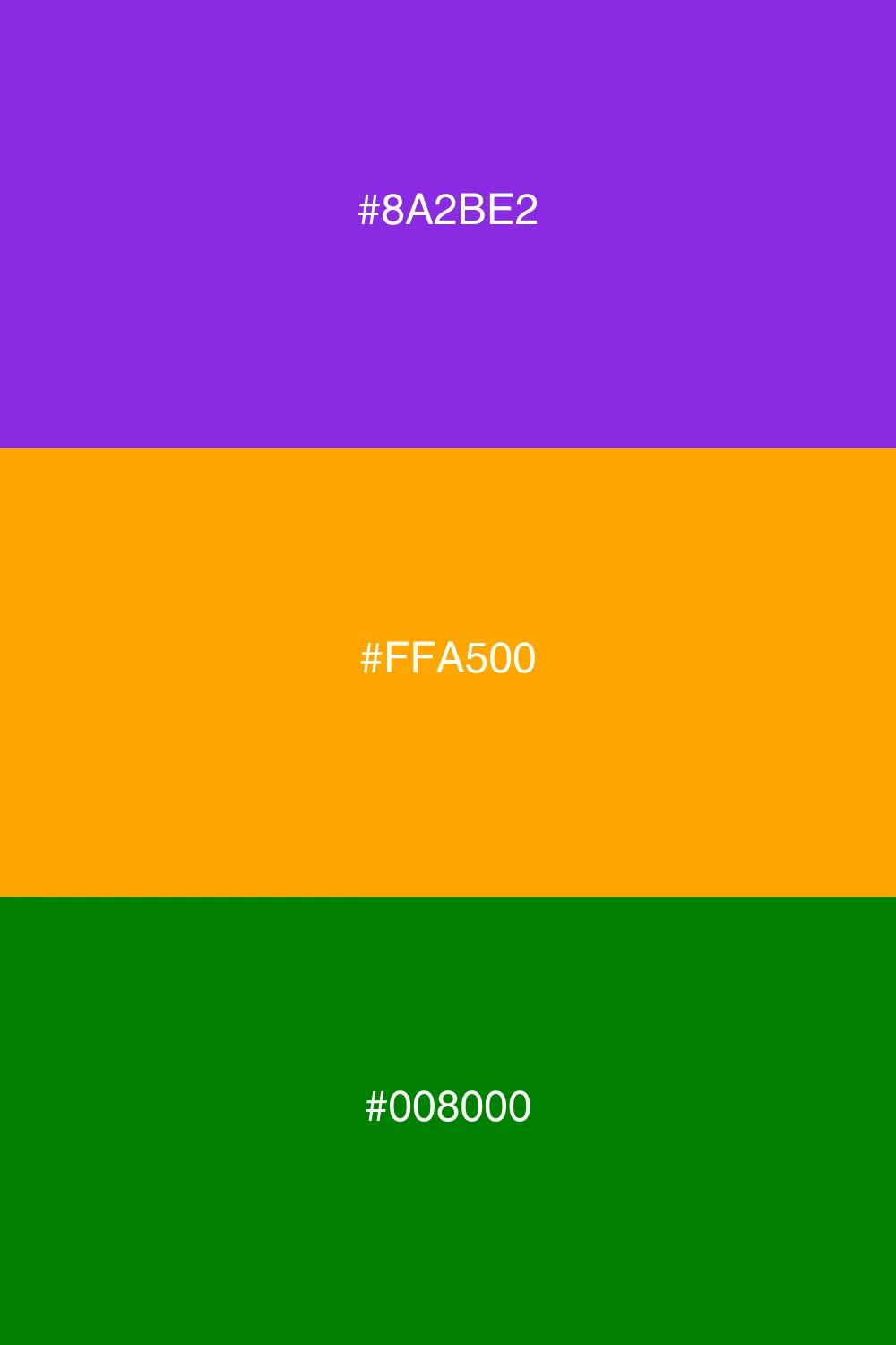 Balanced and vibrant color mix.