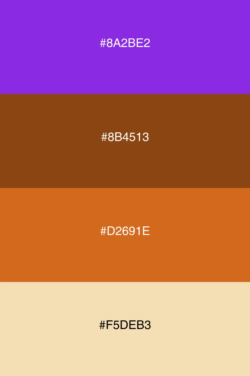 An earthy palette with natural and grounded tones.