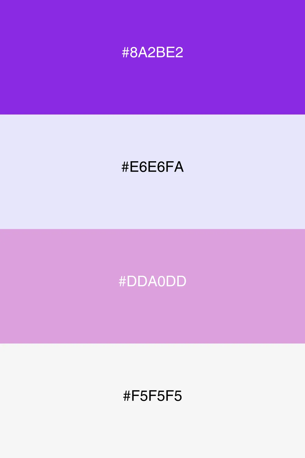 An elegant palette with harmonious and soft colors.