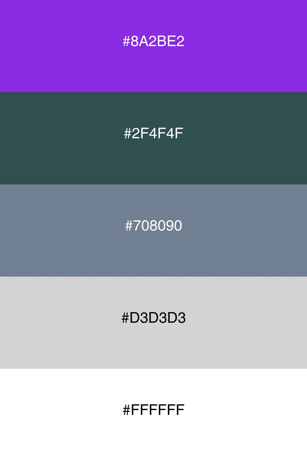 A modern palette with urban sophistication and chic vibes.