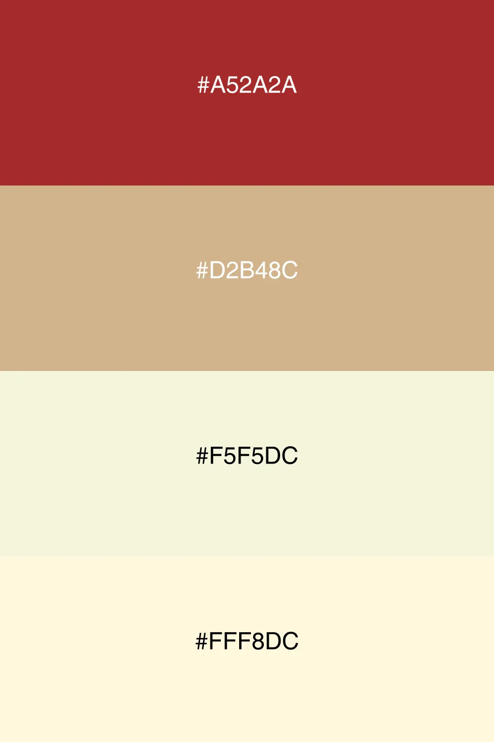 A soft and inviting palette inspired by mocha.