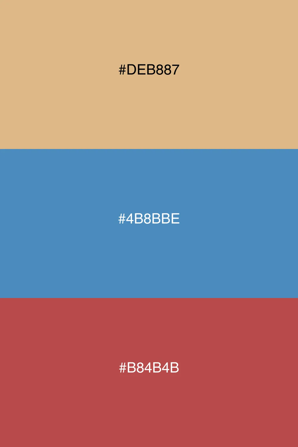 Vibrant contrast with softer tones.