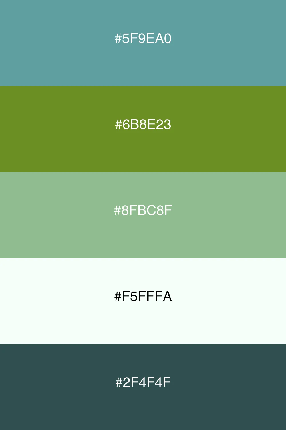 Earthy tones inspired by a tranquil forest.