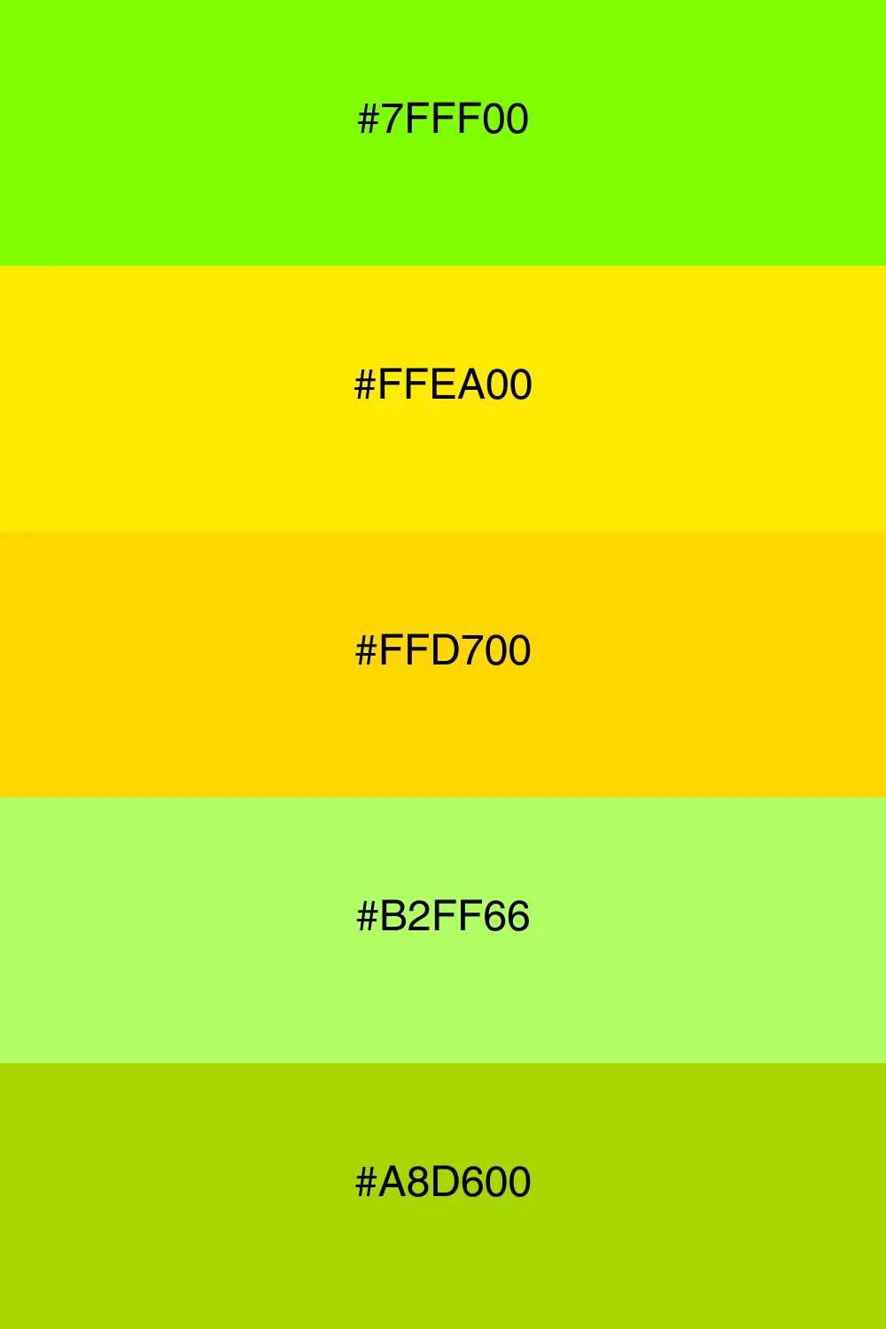 A bright and cheerful palette for a playful vibe.