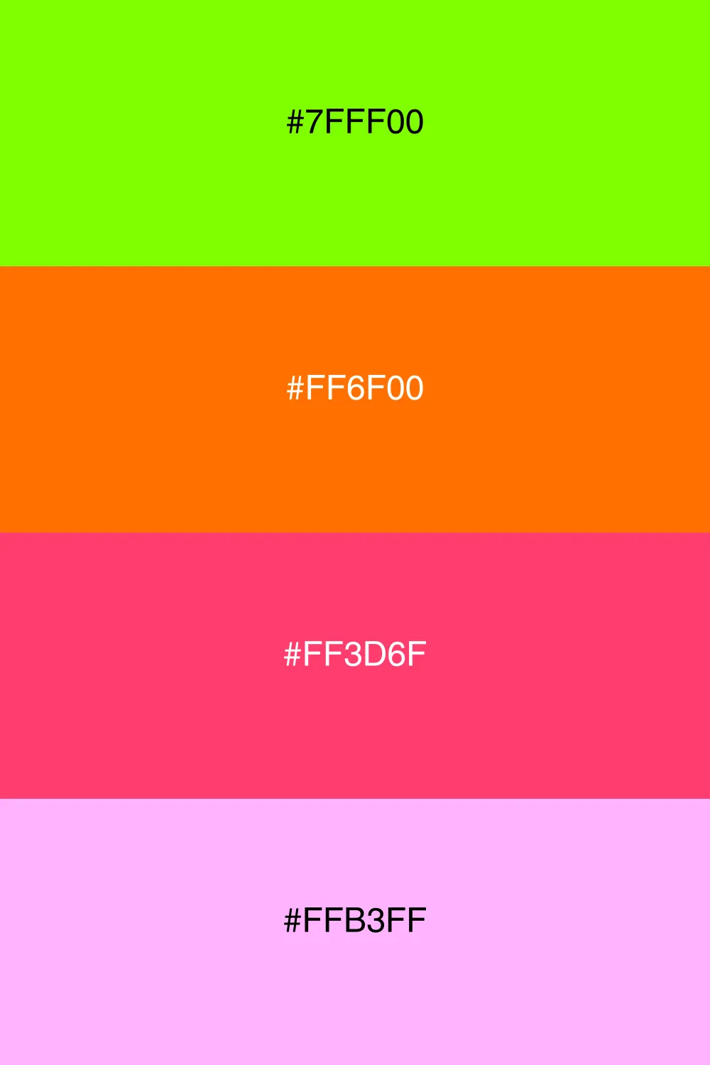 A playful retro palette with bold and vibrant colors.