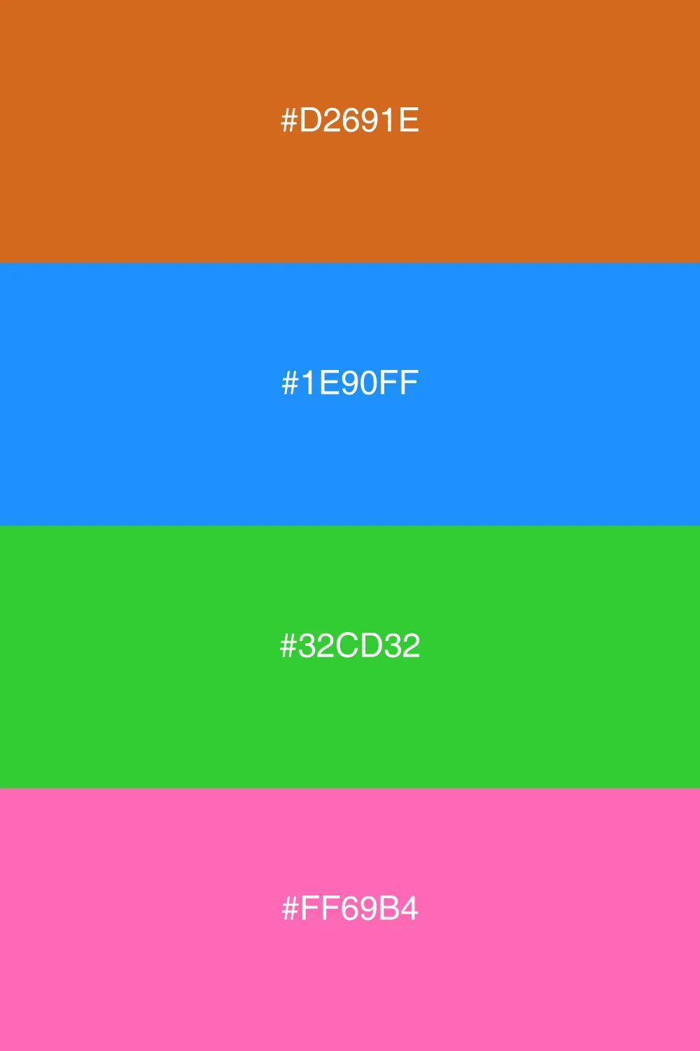 Vibrant and dynamic color combination.