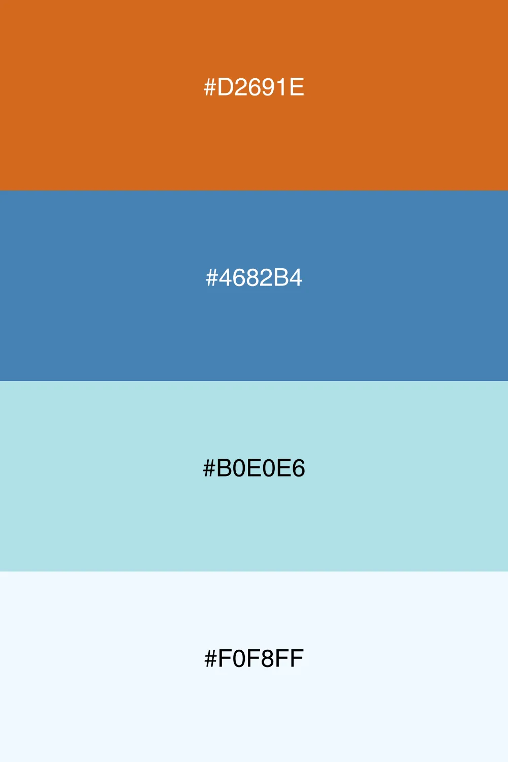 A cool palette that balances warmth with refreshing tones.