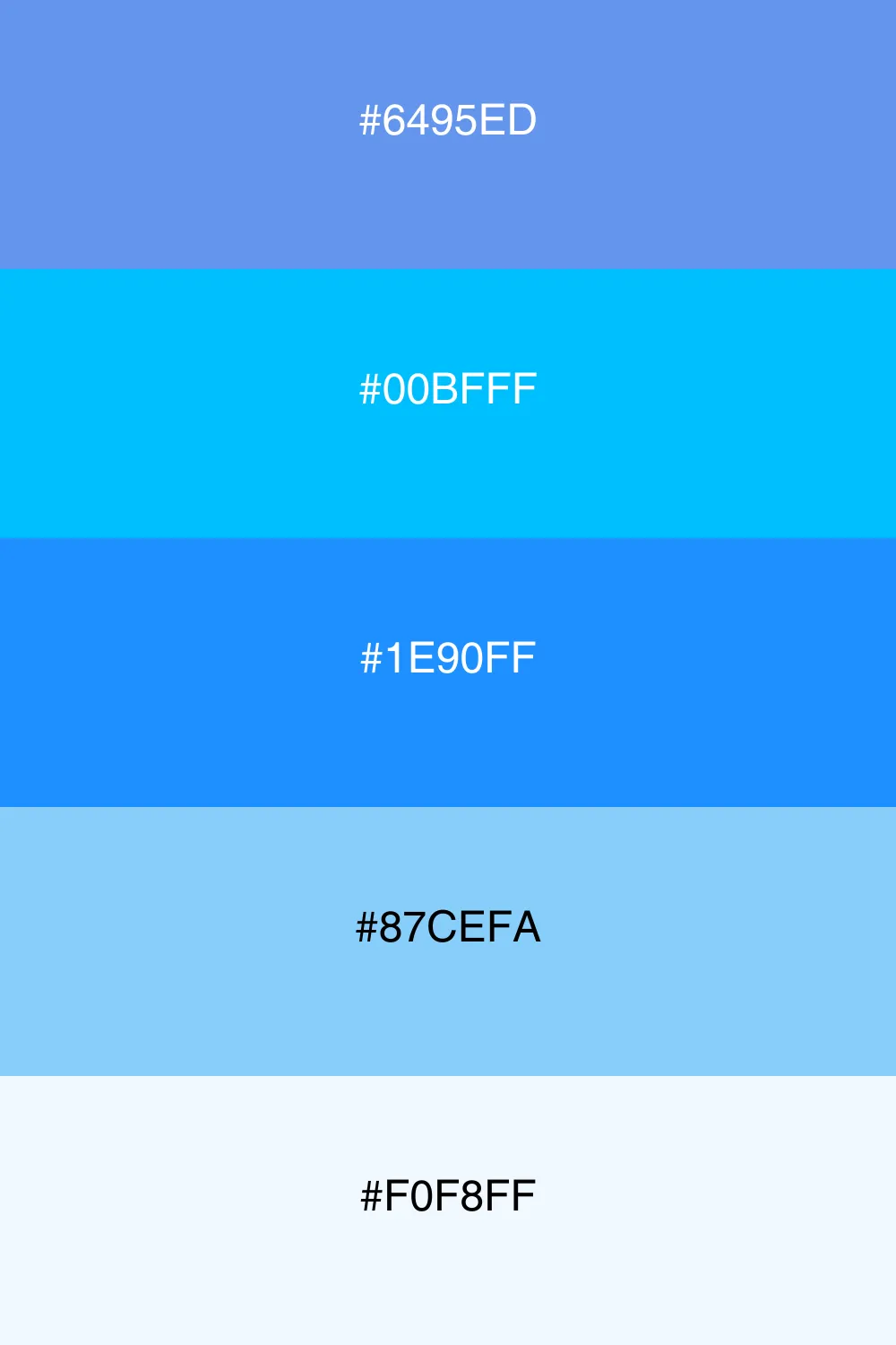 A refreshing palette inspired by ocean and sky.
